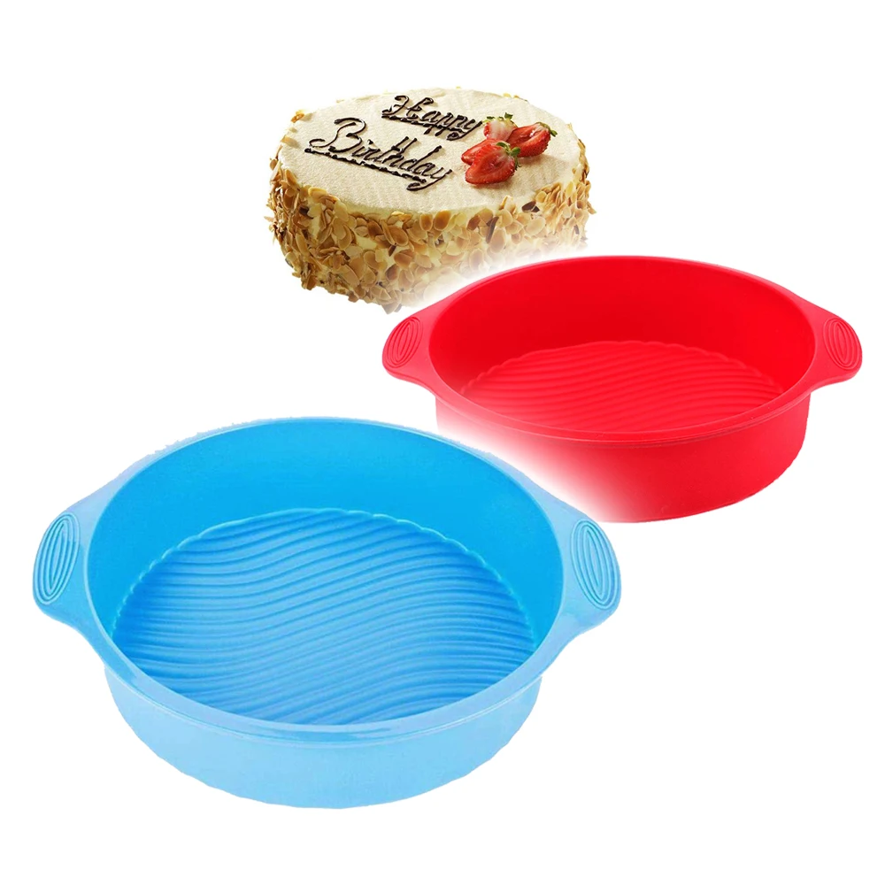 9 inch Silicone cake mold Mousse Chiffon Ice creams Chocolates Pastry Art Pan Bakeware Cake Tools Red Blue Round shape moulds
9 inch Silicone cake mold Mousse Chiffon Ice creams Chocolates Pastry Art Pan Bakeware Cake Tools Red Blue Round shape moulds