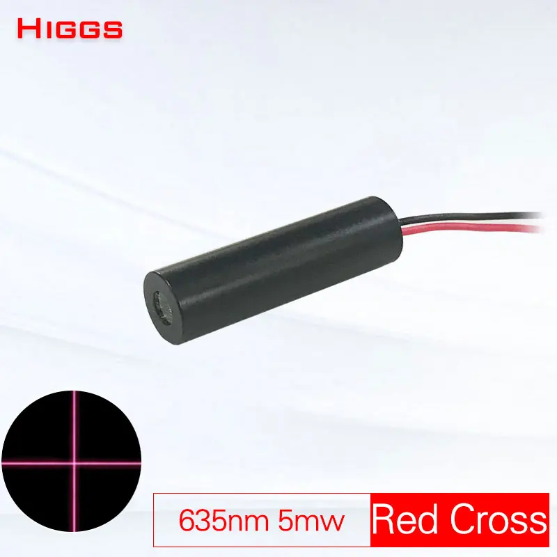 Долговечная красная лампа 635 нм 5 мВт лазерный модуль с красным крестом лазерная