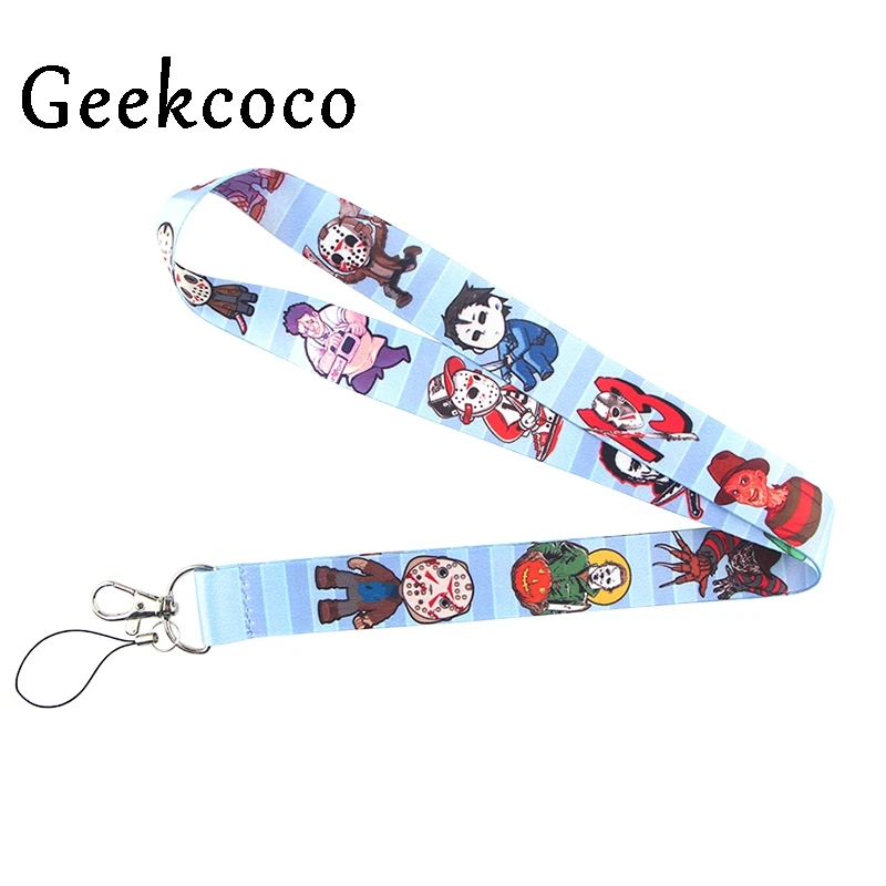 Friday the 13th movie Multi-function Mobile Phone Strap Tags Neck Lanyards for keys IDLanyard BadgeNeck Straps webbing J0727
Friday the 13th movie Multi-function Mobile Phone Strap Tags Neck Lanyards for keys IDLanyard BadgeNeck Straps webbing J0727