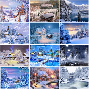 DIY 5D Diamond Painting Winter Snow Scenery Diamond Embroidery Scenery Tree Cross Stitch Full Round Drill Mosaic Christmas Gift 
DIY 5D Diamond Painting Winter Snow Scenery Diamond Embroidery Scenery Tree Cross Stitch Full Round Drill Mosaic Christmas Gift