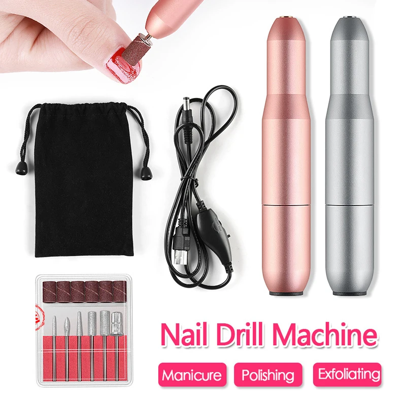 Electric USB Nail Drill Machine Easy To Operate Grinding Nail Art Manicure Tool Durable Professional Exfoliating Nail Art Tool
Electric USB Nail Drill Machine Easy To Operate Grinding Nail Art Manicure Tool Durable Professional Exfoliating Nail Art Tool