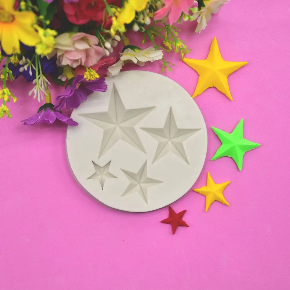 3D Star Shape Silicone Cake Mold Baking Dish for Chocolate Cookies Fondant Birthday Wedding Cake Decorating Tools
3D Star Shape Silicone Cake Mold Baking Dish for Chocolate Cookies Fondant Birthday Wedding Cake Decorating Tools