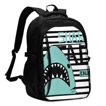 Bags School Bags For Boy Girl TeenagerShark On Striped Background With Shark Attack USB Charge Computer Laptop Back Pack
Bags School Bags For Boy Girl TeenagerShark On Striped Background With Shark Attack USB Charge Computer Laptop Back Pack