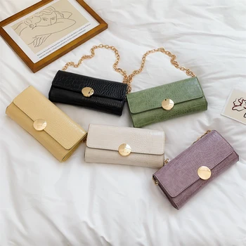 Crocodile Pattern PU Leather Women's Bag 2020 Summer Fashion Axillary Bags for Women Chain Female Shoulder Handbags Mini Purses
Crocodile Pattern PU Leather Women's Bag 2020 Summer Fashion Axillary Bags for Women Chain Female Shoulder Handbags Mini Purses