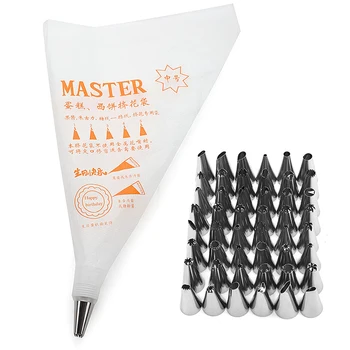 8/14/26/50pcs DIY Cake Decorating Tips Set Icing Piping Cream Pastry Bag With Stainless Steel Nozzle Piping Tips Set Baking Tool
8/14/26/50pcs DIY Cake Decorating Tips Set Icing Piping Cream Pastry Bag With Stainless Steel Nozzle Piping Tips Set Baking Tool