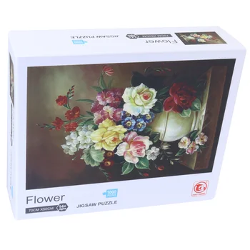 1 Set/1000PCS Jigsaw Puzzle Toy Pressure Reduction Toy Relieving Toy Intelligence Puzzle Toy for Adults Teens Playing (Flower Pa
1 Set/1000PCS Jigsaw Puzzle Toy Pressure Reduction Toy Relieving Toy Intelligence Puzzle Toy for Adults Teens Playing (Flower Pa