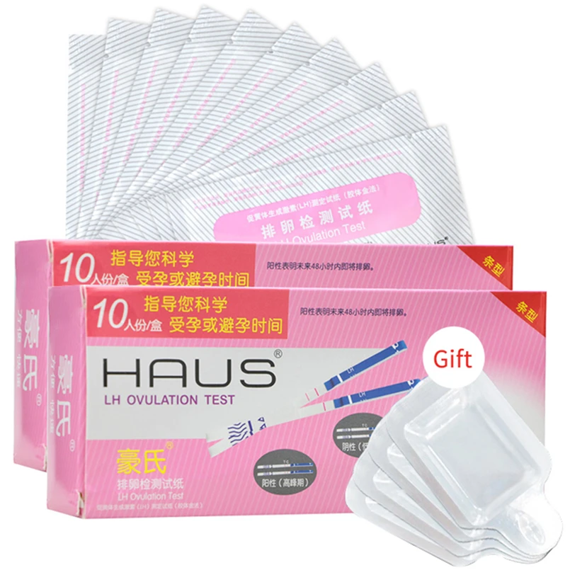 LH Ovulation Test 20 Pcs Strips Individually Wrapped Home LH Ovulations Detection Urine Test Strip Kits Test Results Accurate
LH Ovulation Test 20 Pcs Strips Individually Wrapped Home LH Ovulations Detection Urine Test Strip Kits Test Results Accurate