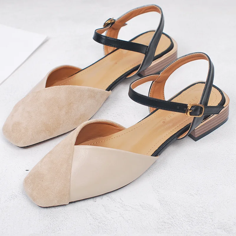 Chunky-Heel Square Head Grandma Sandals 2019 Mixed Colors Retro A- line with Chunky-Heel Closed-toe Sandals Women's
Chunky-Heel Square Head Grandma Sandals 2019 Mixed Colors Retro A- line with Chunky-Heel Closed-toe Sandals Women's