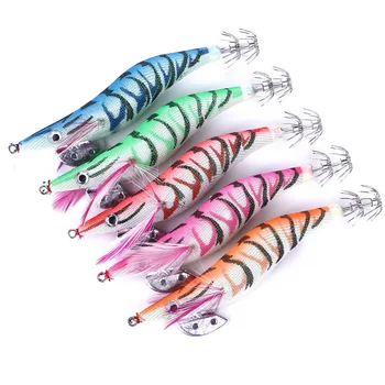 AS 1PCS Fishing Artificial Wood Shrimp Lure 23g/12cm Luminous Squid 3# Hook Jig Crankbaits Cuttlefish Jigs Lures Spinnerbait
AS 1PCS Fishing Artificial Wood Shrimp Lure 23g/12cm Luminous Squid 3# Hook Jig Crankbaits Cuttlefish Jigs Lures Spinnerbait