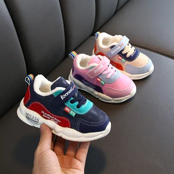 Children Sports Shoes 2019 New Style Autumn and Winter BOY'S Girls Baby plus Velvet Dad Shoes Soft Bottom Second Cotton Shoes
Children Sports Shoes 2019 New Style Autumn and Winter BOY'S Girls Baby plus Velvet Dad Shoes Soft Bottom Second Cotton Shoes
