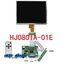 8 インチ液晶画面 HJ080IA-01E 1024*768 ips hd 液晶ディスプレイ + hdmi/vga/av 制御ドライバボード(China)