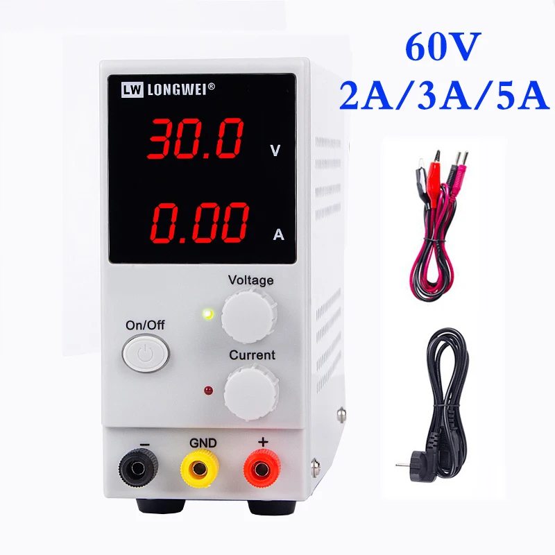 Digital LED Display Adjustable Switching Regulator DC Power Supply Longwei 60V 2A 3A 5A PC Laptop Repair Rework Tool 110v - 220v
Digital LED Display Adjustable Switching Regulator DC Power Supply Longwei 60V 2A 3A 5A PC Laptop Repair Rework Tool 110v - 220v