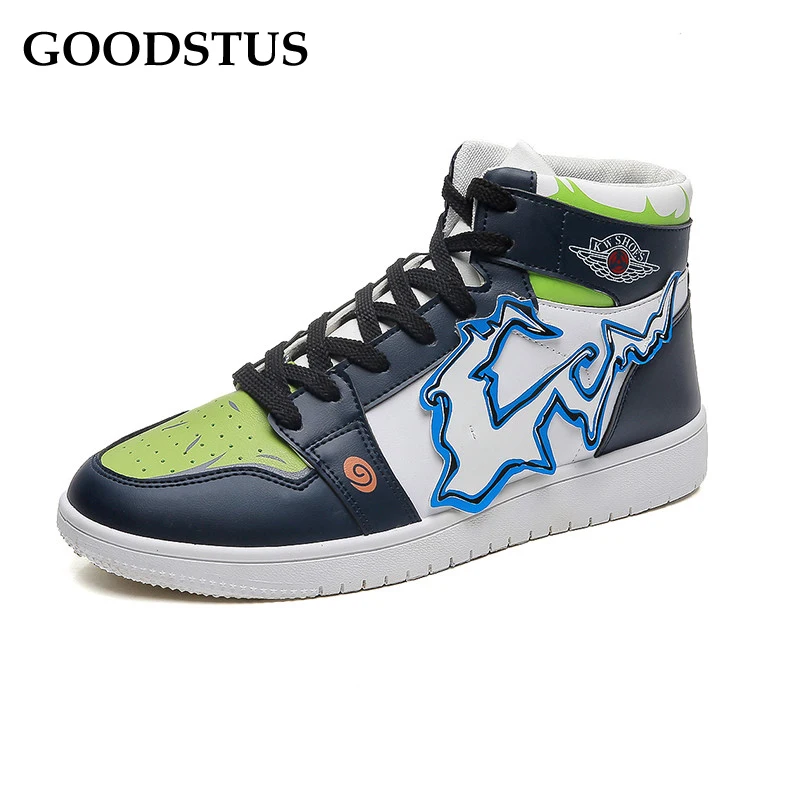 GOODSTUS Men Snreker High Top Pu Vamp Breathable Rubber Bottom Comfortable 37-44 Size High Fashion Street Walking Male Shoes
GOODSTUS Men Snreker High Top Pu Vamp Breathable Rubber Bottom Comfortable 37-44 Size High Fashion Street Walking Male Shoes