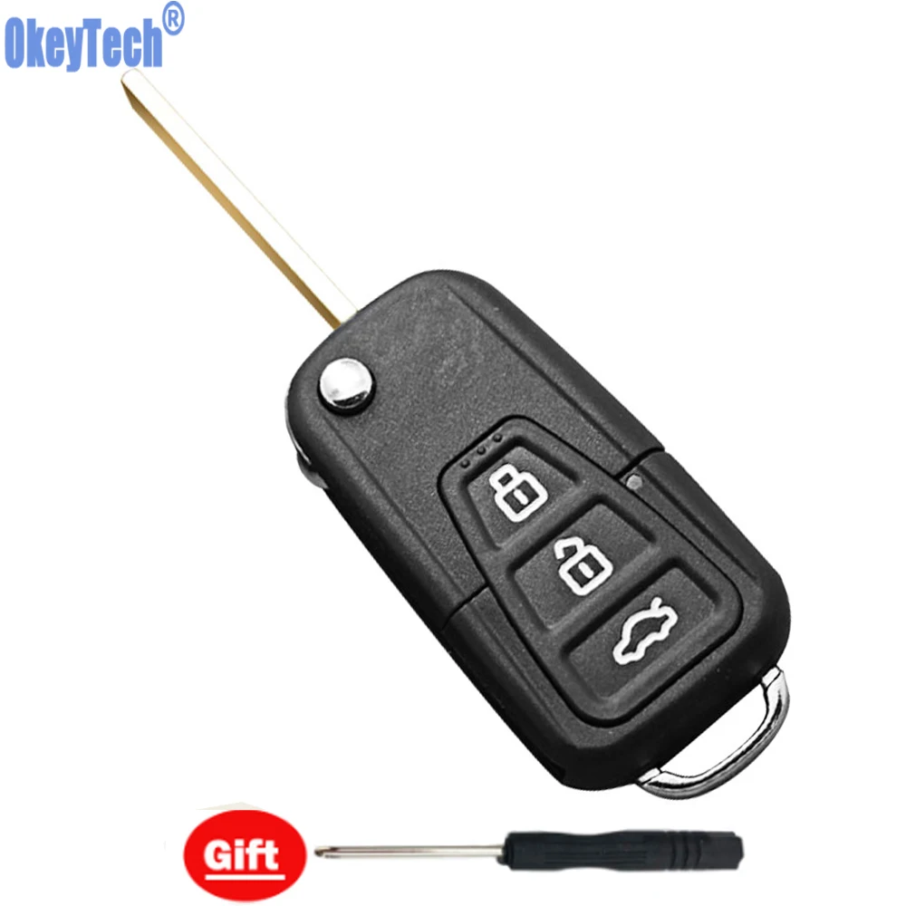 OkeyTech Flip Folding Remote Key Case Shell for Lifan X60 X50 Car Fob 3 Buttons With Screwdriver Uncut Blade
OkeyTech Flip Folding Remote Key Case Shell for Lifan X60 X50 Car Fob 3 Buttons With Screwdriver Uncut Blade