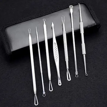 7pcs/set Blackhead Acne Removal Tool Set Comedone Pimple Blemish Extractor Remover Tool Tweezer Kit Dropshipping SMJ
7pcs/set Blackhead Acne Removal Tool Set Comedone Pimple Blemish Extractor Remover Tool Tweezer Kit Dropshipping SMJ