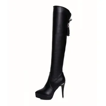 Over-the-knee boots women's winter sexy was thin British boots high-heeled boots winter boots women over the knee boots
Over-the-knee boots women's winter sexy was thin British boots high-heeled boots winter boots women over the knee boots