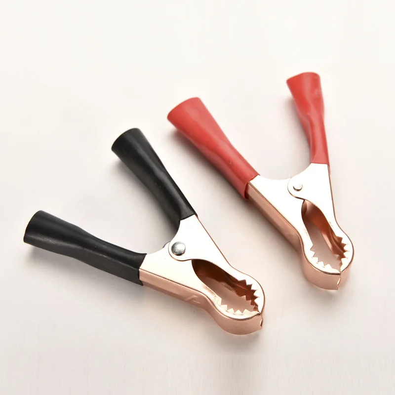 2Pcs Promotion! Car Alligator Clips Battery Clamps Crocodile Clip 50A Red + Black 80mm
2Pcs Promotion! Car Alligator Clips Battery Clamps Crocodile Clip 50A Red + Black 80mm