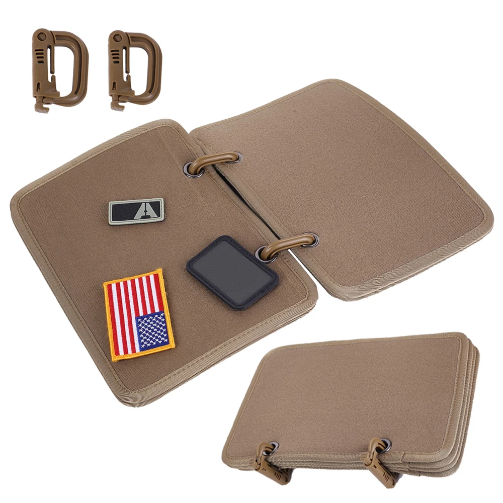 4Pcs Tactical Patch Display Board Patch Holder Military ID Foldable DIY Badge Paste Pad Patches Tool Organizer with Two D-Buckle
4Pcs Tactical Patch Display Board Patch Holder Military ID Foldable DIY Badge Paste Pad Patches Tool Organizer with Two D-Buckle