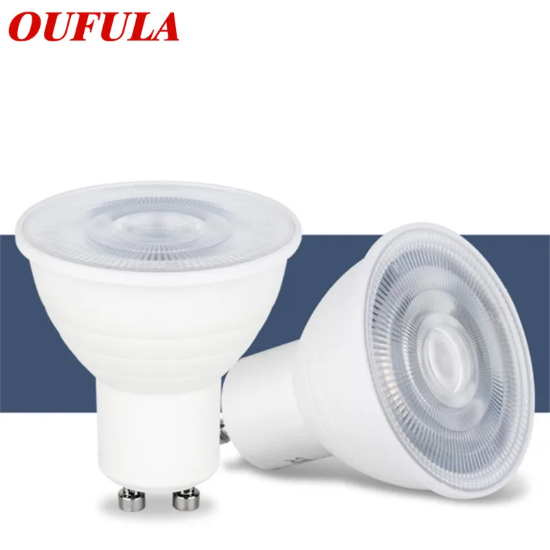 

DLMH LED lamp cup 2835 SMD 220V7W energy saving bulb GU10 MR16 plastic package aluminum lamp cup
