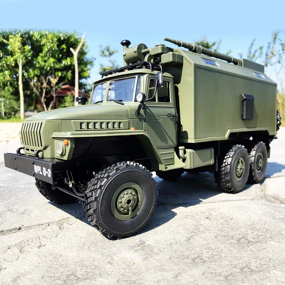 WPL B36 Ural 1/16 2.4G 6WD RC Truck Military Car Rock Crawler Command Communication Vehicle RTR Toy Auto Army Trucks Boy Toys
WPL B36 Ural 1/16 2.4G 6WD RC Truck Military Car Rock Crawler Command Communication Vehicle RTR Toy Auto Army Trucks Boy Toys