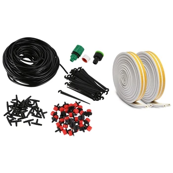 1 Set 25M Drip Irrigation System Automatic Watering Kits with Drippers & 2Pcs 5M D Foam Sealing Strip Sponge Strip
1 Set 25M Drip Irrigation System Automatic Watering Kits with Drippers & 2Pcs 5M D Foam Sealing Strip Sponge Strip