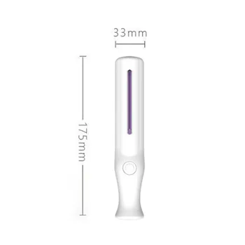 Mini Portable UV Sanitizer Handheld UV Light Disinfection Lamp for Home Office Travel
Mini Portable UV Sanitizer Handheld UV Light Disinfection Lamp for Home Office Travel