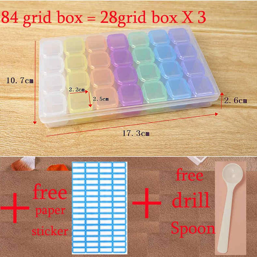 popular Diamond Painting Tool Container Diamond Embroidery Stone Storage Accessory Mosaic Convenience Box With Free Sticker
popular Diamond Painting Tool Container Diamond Embroidery Stone Storage Accessory Mosaic Convenience Box With Free Sticker