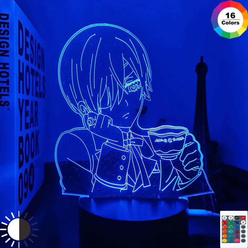 Acrylic 3d Lamp Anime Black Butler for Bedroom Decor Night Light Kids Birthday Gift Room Desk Led Light Manga Black Butler
Acrylic 3d Lamp Anime Black Butler for Bedroom Decor Night Light Kids Birthday Gift Room Desk Led Light Manga Black Butler