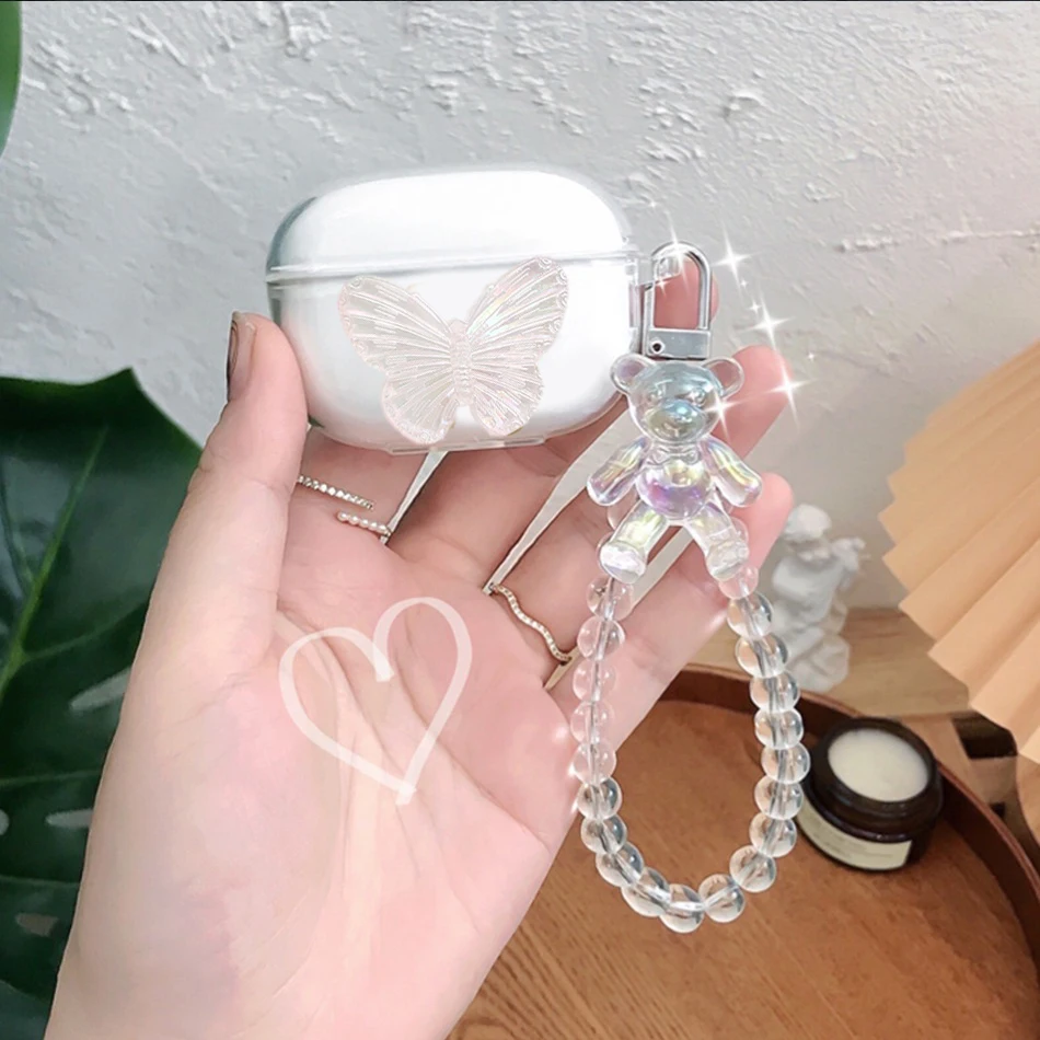 Soft Clear Case For Baseus S1 Case Cute Crystal Butterfly Pendant Earphones Cover For Baseus SIMU S1 PRO Protective case
Soft Clear Case For Baseus S1 Case Cute Crystal Butterfly Pendant Earphones Cover For Baseus SIMU S1 PRO Protective case