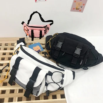 Women's Sports Waist Bag Fashion Hip-Hop Canvas Men's Messenger Bag Tooling Chest Bag Outdoor Travel Bag
Women's Sports Waist Bag Fashion Hip-Hop Canvas Men's Messenger Bag Tooling Chest Bag Outdoor Travel Bag