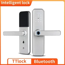X5 Smart Lock Biometric Fingerprint Door Lock TT Lock App Wireless Keyless Remotely Open The Door Built-in Eight Language Voices
X5 Smart Lock Biometric Fingerprint Door Lock TT Lock App Wireless Keyless Remotely Open The Door Built-in Eight Language Voices