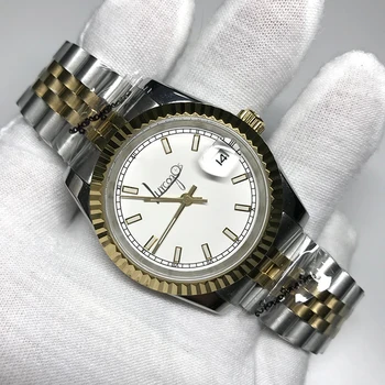 36mm&40mm unisex white dial watch Glide Smooth second hand gold&silver watch mechanical Watches date-just AAA
36mm&40mm unisex white dial watch Glide Smooth second hand gold&silver watch mechanical Watches date-just AAA