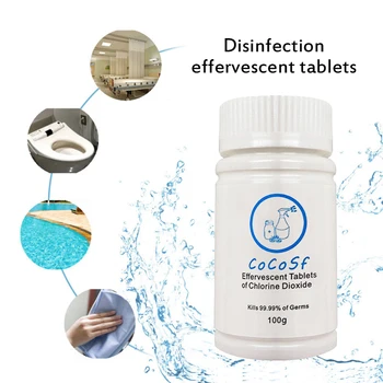 1 Bottle Tablets Swimming Pool Cleaner Multi Use Tub Cleaning Disinfectant Purifier Multifunctional Cleaner 100g
1 Bottle Tablets Swimming Pool Cleaner Multi Use Tub Cleaning Disinfectant Purifier Multifunctional Cleaner 100g