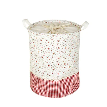 Linen Cotton Laundry Basket Dirty Clothes Storage Basket for Toys Large Sundries Boxes Folding Drawstring Round Washing Basket 
Linen Cotton Laundry Basket Dirty Clothes Storage Basket for Toys Large Sundries Boxes Folding Drawstring Round Washing Basket