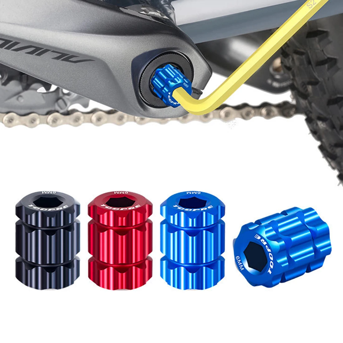 Bicycle Removal Install Tool Aluminum Alloy MTB Road Bike Crankset Cover Tools Chainwheel Wrench Cycling Accessories
Bicycle Removal Install Tool Aluminum Alloy MTB Road Bike Crankset Cover Tools Chainwheel Wrench Cycling Accessories
