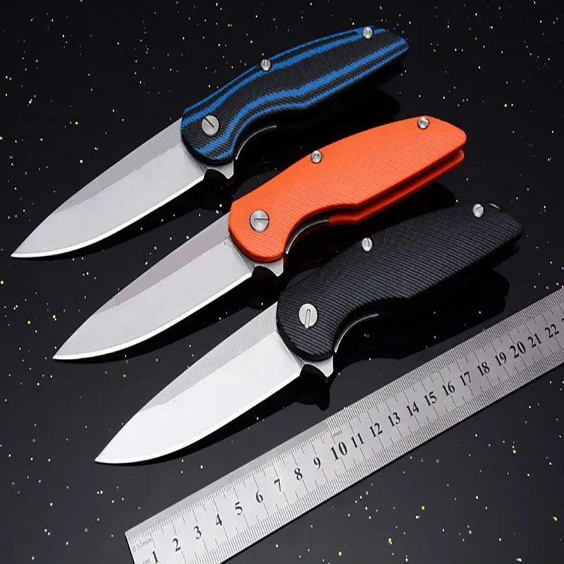 Good F95 sharp-D2 Blade Folding hunting Knives survival G10 handle-EDC tool flipper Tactical survival camping pocket fising
Good F95 sharp-D2 Blade Folding hunting Knives survival G10 handle-EDC tool flipper Tactical survival camping pocket fising