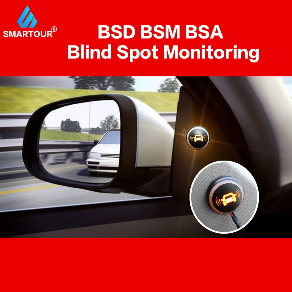 Smartour Car Blind Spot Mirror Radar Detection System BSD BSA BSM Microwave Blind Spot Monitor Radar Detectors with Alarm
Smartour Car Blind Spot Mirror Radar Detection System BSD BSA BSM Microwave Blind Spot Monitor Radar Detectors with Alarm