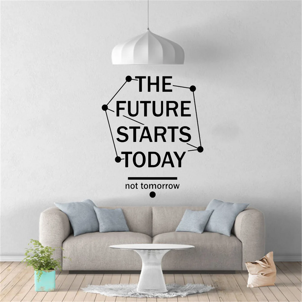 Inspirational Quotes Wall Stickers The Future Starts Today Office Decor Phrase Vinyl Wall Decal Modern Classroom Decoration
Inspirational Quotes Wall Stickers The Future Starts Today Office Decor Phrase Vinyl Wall Decal Modern Classroom Decoration