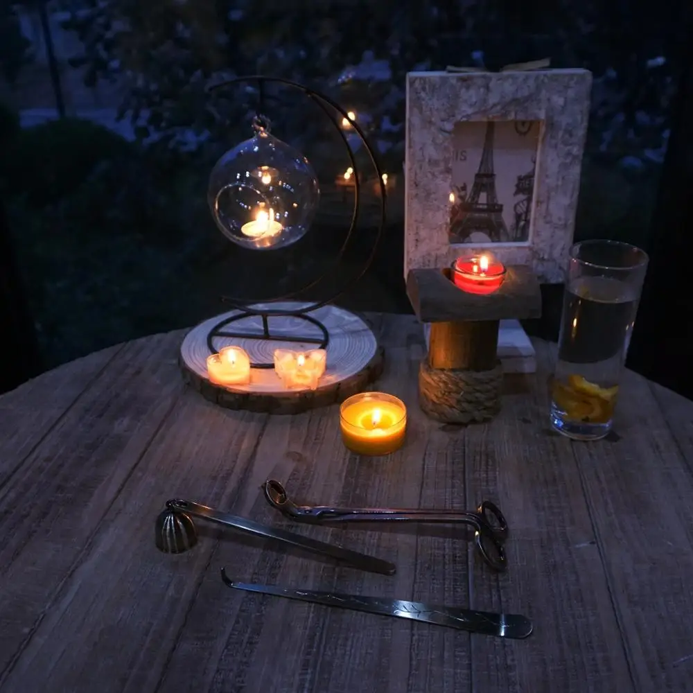 Candle Tools Wick Snuffer/ Trimmer/Dipper Candle Scissors Three-Pieces (5 COLORS)
Candle Tools Wick Snuffer/ Trimmer/Dipper Candle Scissors Three-Pieces (5 COLORS)