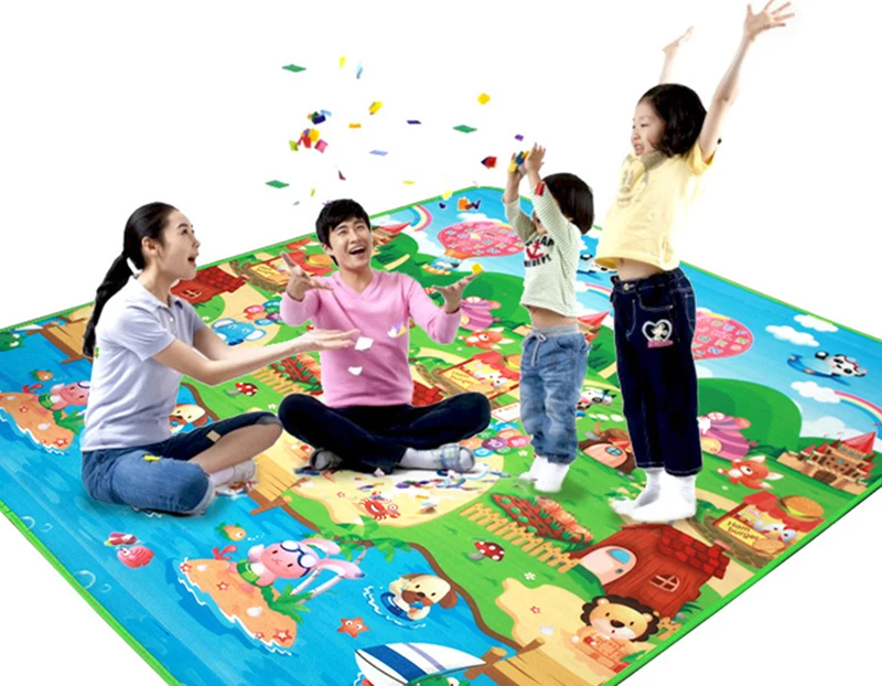 Waterproof Thick Baby Play Mat Kids Crawling Carpet Climb Soft Floor EVA Foam Outdoor Picnic Pad Game Toys for Children Blanket