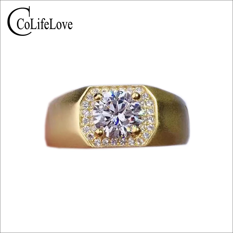CoLife Jewelry Fashion Man Ring 1ct D Color Moissanite Man Ring 925 Silver Moissanite Ring for Man Gift for Boyfriend
CoLife Jewelry Fashion Man Ring 1ct D Color Moissanite Man Ring 925 Silver Moissanite Ring for Man Gift for Boyfriend