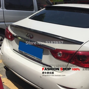 For INFINITI Q50 Q50S 2014-2017 Carbon Fiber Rear Roof Spoiler Wing Trunk Lip Boot Cover Car Styling
For INFINITI Q50 Q50S 2014-2017 Carbon Fiber Rear Roof Spoiler Wing Trunk Lip Boot Cover Car Styling