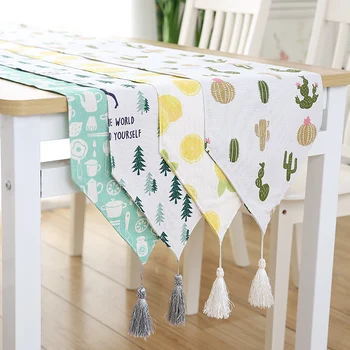 Cotton and Linen Table Runners Modern Green Plaint and Geometric Pattern Table Cloth Runner for Party Wedding Decor Crafts
Cotton and Linen Table Runners Modern Green Plaint and Geometric Pattern Table Cloth Runner for Party Wedding Decor Crafts