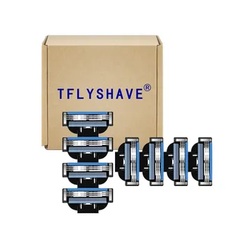 TFLYSHAVE Men Furious 3 Manual Shaver Razor Blade Replaceable Sharp Trimmer for Mach 3 4pcs/lot 3 Layer Shaver Cassettes Facial
TFLYSHAVE Men Furious 3 Manual Shaver Razor Blade Replaceable Sharp Trimmer for Mach 3 4pcs/lot 3 Layer Shaver Cassettes Facial
