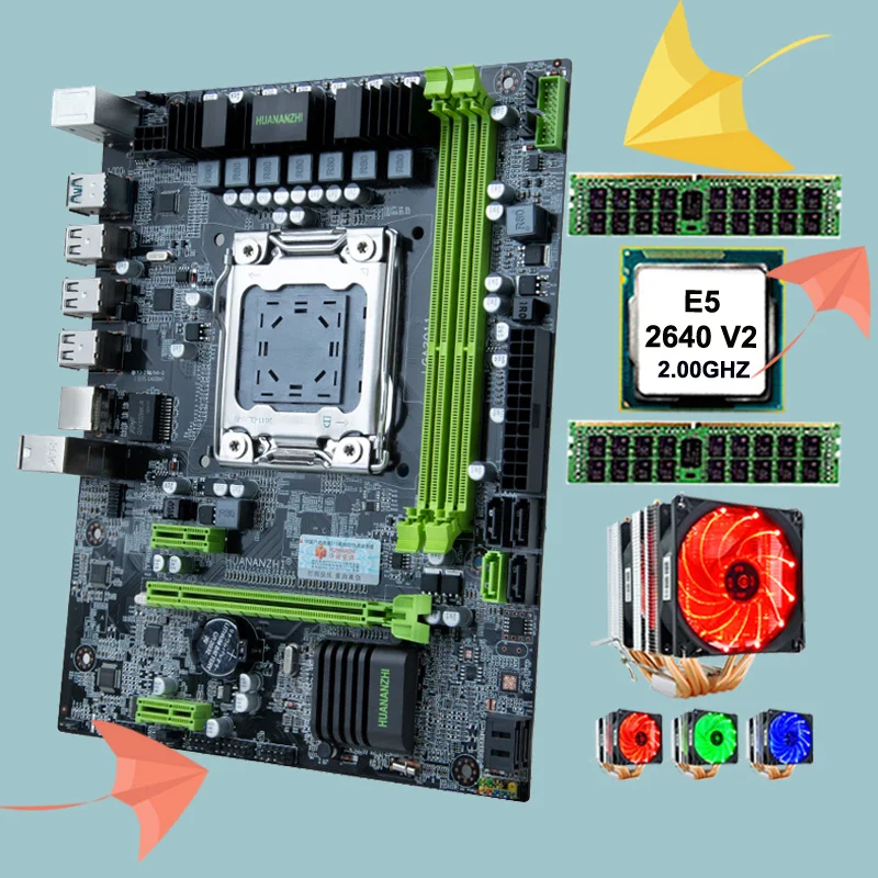HUANANZHI X79 6M micro-ATX motherboard combo promotional desktop motherboard computer hardware DIY CPU Intel Xeon E5 2640 V2 with 6 heatpipes cooler RAM 32G(2*16G) REG ECC
HUANANZHI X79 6M micro-ATX motherboard combo promotional desktop motherboard computer hardware DIY CPU Intel Xeon E5 2640 V2 with 6 heatpipes cooler RAM 32G(2*16G) REG ECC