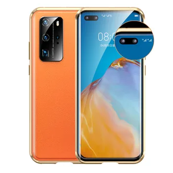 Leather Glass Lens Protection Case for Huawei Mate30 Pro Case Metal Bumper Shockproof Full Cover for Huawei P40 Pro Case Shell
Leather Glass Lens Protection Case for Huawei Mate30 Pro Case Metal Bumper Shockproof Full Cover for Huawei P40 Pro Case Shell