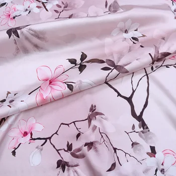 1 Meter Real Silk Fabric with Pink Floral Printing Silk Elastic Satin Spring Summer Cheongsam Dress Shirt 2020 new
1 Meter Real Silk Fabric with Pink Floral Printing Silk Elastic Satin Spring Summer Cheongsam Dress Shirt 2020 new