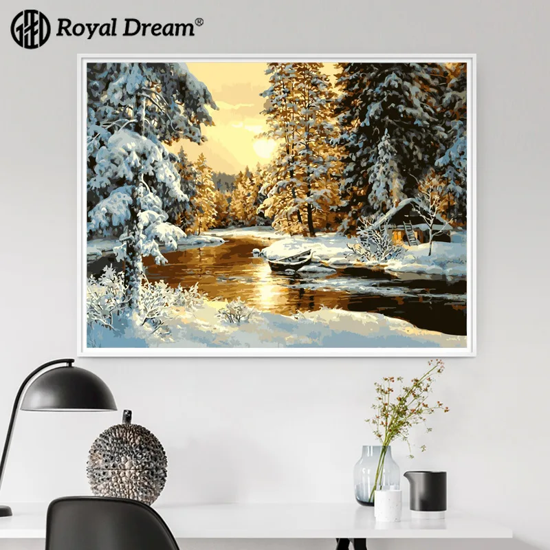 Digital Oil Painting Northern European-Style Living Room Wall Decoration Painting DIY Hand-Painted Scenery Oil Painting Entrance
Digital Oil Painting Northern European-Style Living Room Wall Decoration Painting DIY Hand-Painted Scenery Oil Painting Entrance