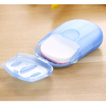 Travel Portable Disposable Soap Flakes with Storage Box Container 20Pcs Soap Papers
Travel Portable Disposable Soap Flakes with Storage Box Container 20Pcs Soap Papers