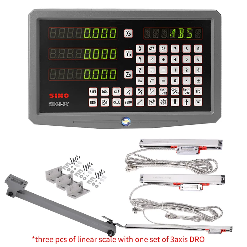 Новый оригинальный SDS6-3V Sino 3-осевая цифровая индикация DRO Kit и 3 линейных энкодер